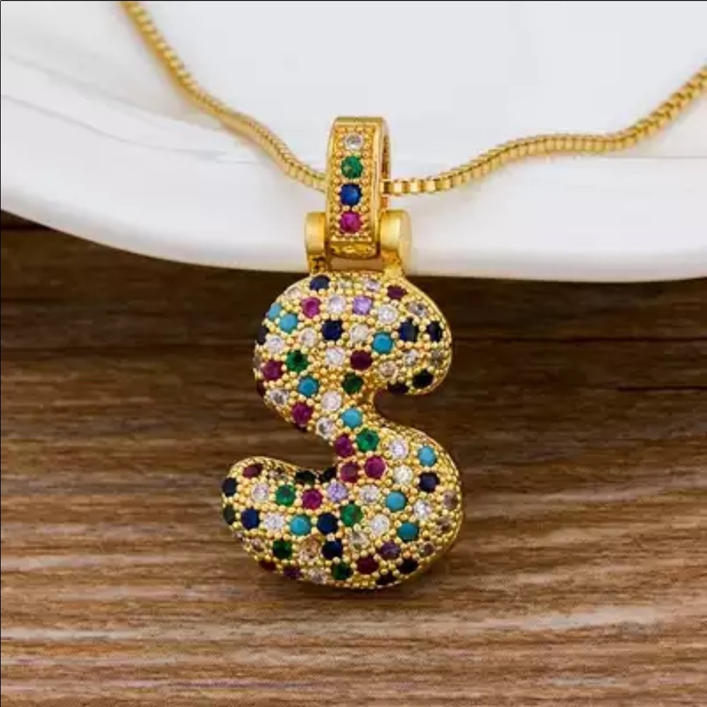 Statement letter necklace pendant - Picture 5 of 7